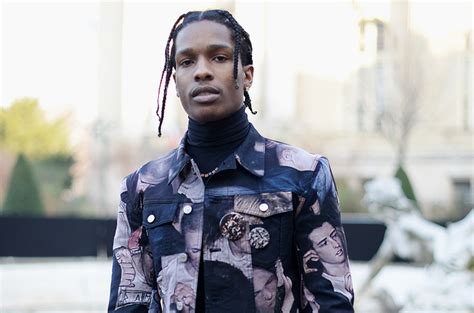 asap rocky photoshoot dior|asap rocky guess denim.